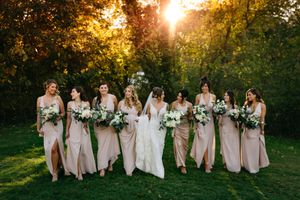 Sunset Wedding Shot at The Sanctuary Story in Hauppauge