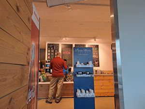 Cozy atmosphere at Godafoss Café-Bistro in Fossholl