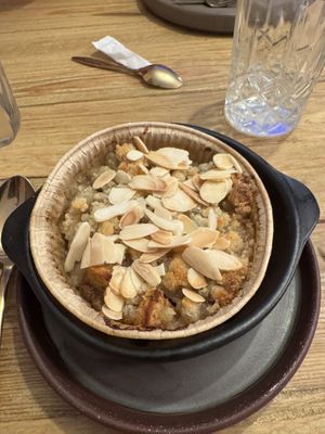 Apple and pear crumble  at Selma Alabama in Bayeux