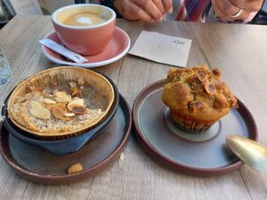 We got excited and ate half of the crumble before I took this picture, sorry! at Selma Alabama in Bayeux