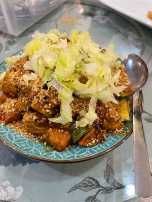 Rojak Tofu RM17.90
 at Botanique Vegetarian Private Kitchen in Petaling Jaya