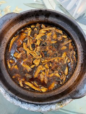 Claypot salted fish mushroom RM22.00
 at Botanique Vegetarian Private Kitchen in Petaling Jaya