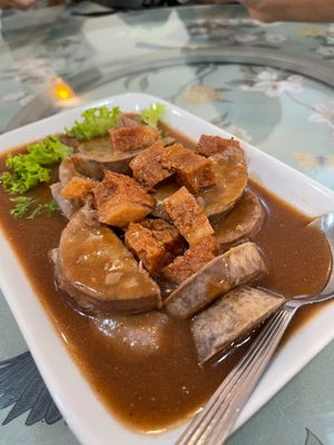 Braised yam at Botanique Vegetarian Private Kitchen in Petaling Jaya
