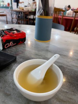 Free soup at Botanique Vegetarian Private Kitchen in Petaling Jaya