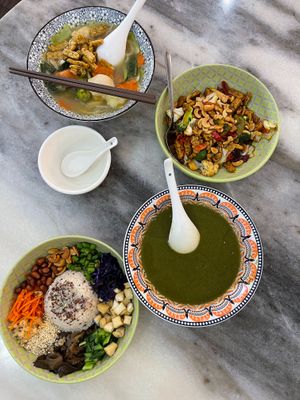 so delicious!  at Botanique Vegetarian Private Kitchen in Petaling Jaya