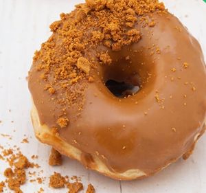 Vegan Caramel Biscoff at Offbeat Donut Co in Cork
