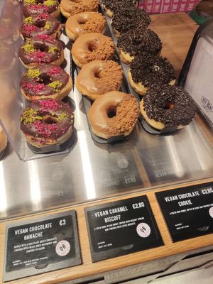 Vegan options at Offbeat Donut Co in Cork
