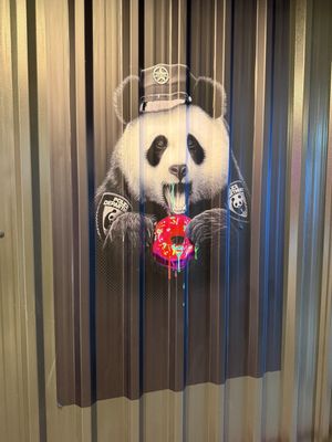 Inside the entryway   at Offbeat Donut Co in Cork
