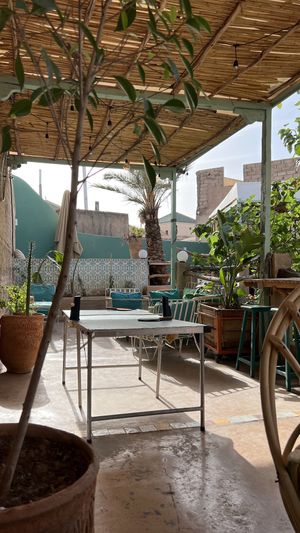 Rooftop  at Pikala Cafe in Marrakech