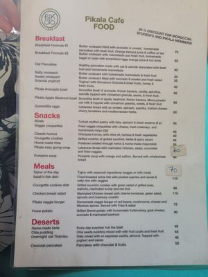  at Pikala Cafe in Marrakech