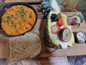 Menu at Café Buur in Cologne