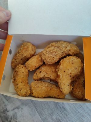 Vegane Nuggets at Burgerme in Karlsruhe