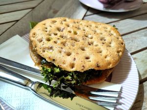 Vegetable sandwich at Isabella Pâtisserie in Munich