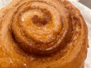 Vegan, GF, NF cinnamon/sticky bun  at Isabella Pâtisserie in Munich