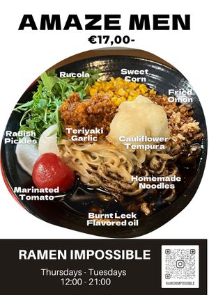 AMAZE MEN (RI version) for 17EUR. at RAMEN-ISM & Impossible in Amsterdam