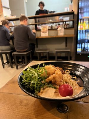 Bar table like in anime movies 😄  at RAMEN-ISM & Impossible in Amsterdam