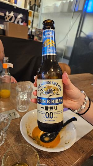 Non alcoholic beer! at RAMEN-ISM & Impossible in Amsterdam