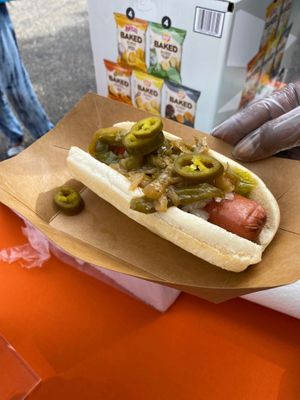  at Raw Dog Hot Dog Cart in Detroit