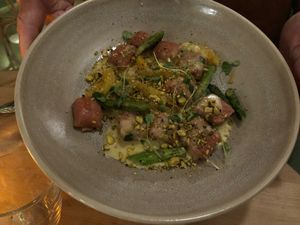 Gnocchi in Prosecco at Butcher's Daughter in West Hollywood