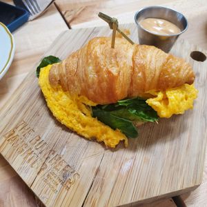 Just Egg croissant at Butcher's Daughter in West Hollywood