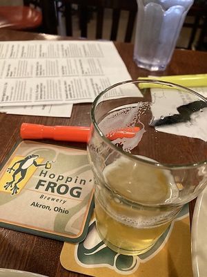 Beer at Hoppin' Frog Brewery in Akron