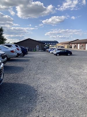 Parking  at Hoppin' Frog Brewery in Akron