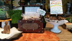 Muffins, etc at Green Butterfly in Vashon Island