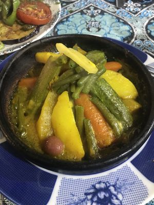 Veggie tajine   at Chez Rachid in Fes