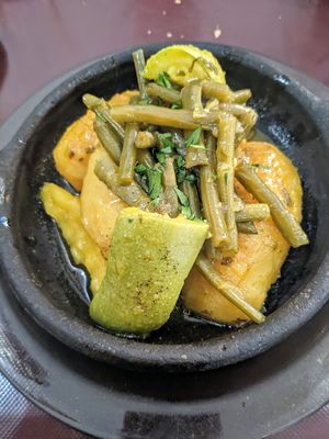 Veggie Tajine at Restaurant Ahlen in Tangier