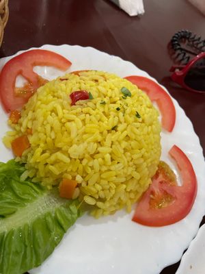Rice at Restaurant Ahlen in Tangier