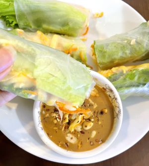 Roll  at Genkan Vegan Cafe in Dong Hoi