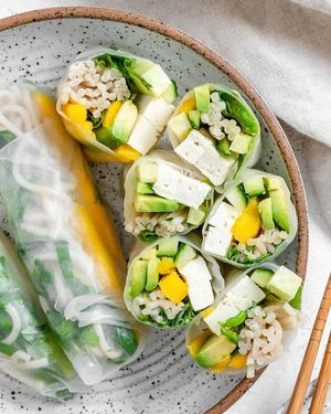 Roll  at Genkan Vegan Cafe in Dong Hoi