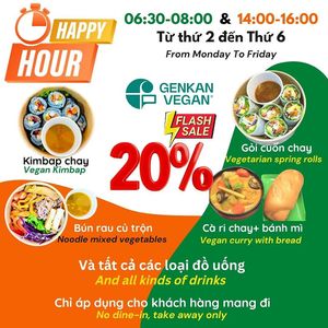  at Genkan Vegan Cafe in Dong Hoi