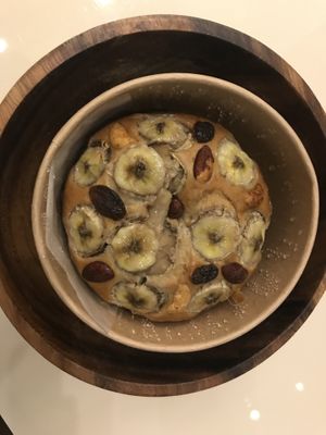 the cake was amazing.  I got it for takeout in paper container , brought back to my hotel to eat in my wood bowl I bought in Thailand on same trip   at Genkan Vegan Cafe in Dong Hoi