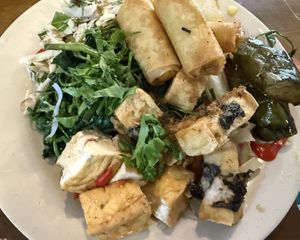 From the buffet   at Genkan Vegan Cafe in Dong Hoi