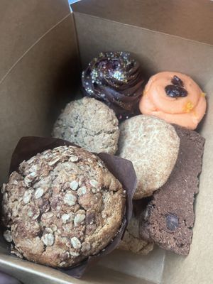 All vegan box from Tori’s I got from Food to Go for $8.  at Tori's Bakeshop - The Beach in Toronto