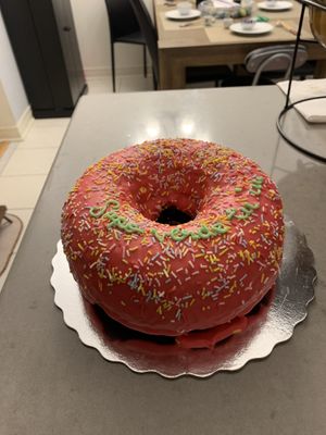 Donut Cake 🎂   at Tori's Bakeshop - The Beach in Toronto