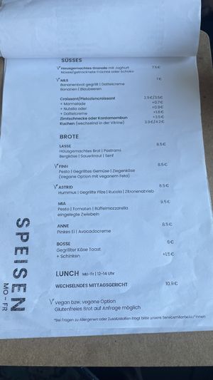 Weekdays  at Fika Ladencafé in Munich