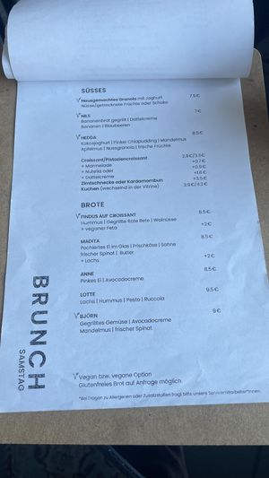 Saturday - Closed on Sunday  at Fika Ladencafé in Munich