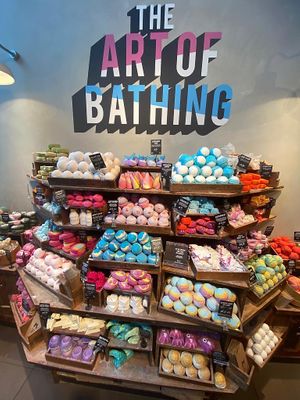 Bath bombs  at LUSH - White City in West London