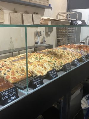 variety of focaccias  at The Sanctuary in Berlin