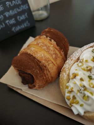 Chocolate cornetti at The Sanctuary in Berlin