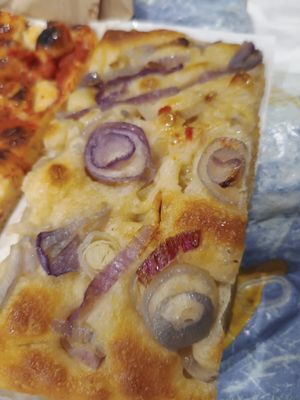 Onion focaccia at The Sanctuary in Berlin