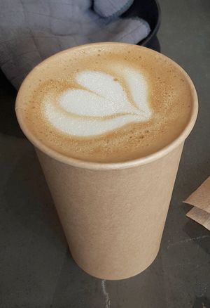 Cappuccino #Veganuary at The Sanctuary in Berlin