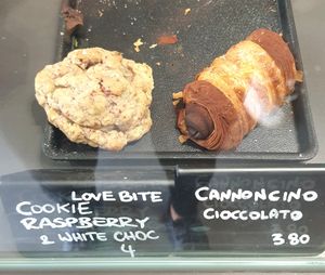 Display of bakery products #Veganuary at The Sanctuary in Berlin
