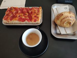 Focaccia, Cornetto and Espresso at The Sanctuary in Berlin