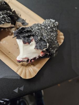 Filled cornetto at The Sanctuary in Berlin