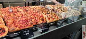 Pizza at The Sanctuary in Berlin