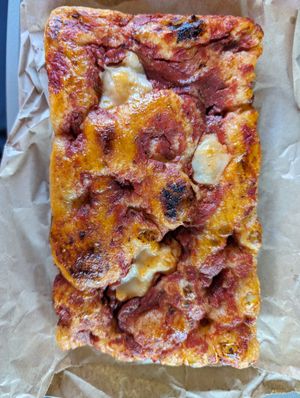 Margarita focaccia at The Sanctuary in Berlin