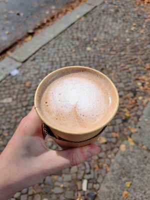 Hot chocolate at The Sanctuary in Berlin